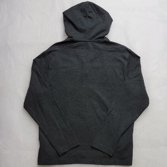 Mizzen Main Performance Stretch Henley Moisture Wicking M Lg Sleeve Hoodie Mens - Picture 2 of 16